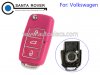 Volkswagen VW remote key shell color case 3B waterproof pink