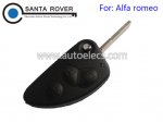 Alfa romeo 147 156 166 GT remote key shell 3 button