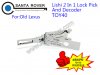 TOY40 Lishi 2 in 1 Lock Pick and Decoder For Old Lexus