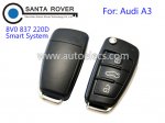 Original Audi A3 Flip Remote Key 8V0 837 220D Smart System Keyless ID48 CAN chip