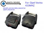 Opel Vectra 2 Button Remote Control 433Mhz GM# 24424724