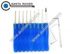 11 Pieces Lock Pick Set Opener Locksmith Tool Blue