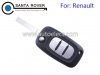 Renault Clio Megane Kangoo Modus Flip Folding Remote Key Shell Case 3 Button Laser Blade