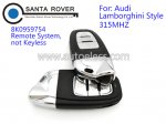 Lamborghini Style 315mhz Audi Smart Key Card 8K0959754