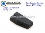 4D71 Transponder Chip for Europe Toyota Smart Key Pg 1-94