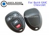 Buick GMC Chevrolet Remote Key Case Cover 4 Button