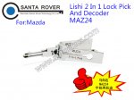 MAZ24 Lishi 2 in 1 Lock Pick and Decoder For Mazda