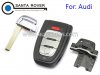 Audi A4L Q5 Remote Key Case Cover 3+1 Button full set