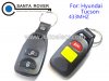 Hyundai TUCSON Remote Key 2+1 Button 433MHz