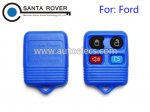 Ford Mercury Remote Key Cover Shell 4 Button Blue