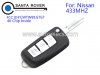 Modified Nissan Remote Flip Key 3 Button 433Mhz CWTWB1G767