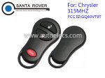 Chrysler Dodge Jeep 2+1button Remote Set (USA) GQ43VT9T