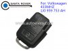 Volkswagen VW Remote Key Square Head 3 button (433mhz,1J0 959 753 ah)