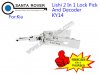KY14 Lishi 2 in 1 Lock Pick and Decoder For Kia