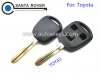 Toyota Corolla Camry Prado RAV4 Remote Key Case Shell Black 3 Button Toy43 Blade No Logo