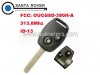 Honda 2 Button Remote Key (Japan) 13 Chip