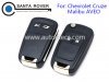 Chevrolet Cruze Malibu AVEO Flip Folding Remote Shell Cover 2 Button