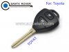 Toyota Rav4 Corolla Hilux Remote Key Case Shell 2 Button Toy43 Blade