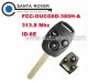 Honda 3 Button Remote Key(Japan) 8E Chip