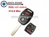 Honda 3+1 Button Remote Key(USA) N5F-S0084A