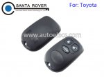 Toyota 3 Button Remote Key Case Shell