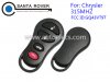 Chrysler Dodge Jeep 3+1button Remote Set (USA) GQ43VT9T