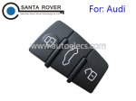 Audi A3 A4 A6 TT Q7 Rubber Key Pad 3 Button