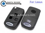 Lexus IS200 LS400 RX300 GS300 CONVERSION Flip Remote Key Case 3 Button