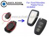 Modified Ford Mondeo Fiesta Focus Flip Remote Key 3 Button 433Mhz White HU101 Blade