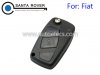 Fiat Punto Ducato Stilo Panda Flip Folding Remote Key Shell 2 Button Black