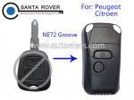 Peugeot 206 207 Citroen C2 C3 Modified Folding Remote Key Shell 2 Button NE72 Blade