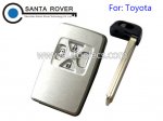 Toyota Smart Remote Key Shell Case 3 Button