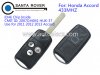 Honda Accord Flip Folding Remote Key 3 Button 433Mhz