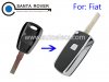 Modified Fiat Stilo Punto Folding Remote Key Shell Case 1 Button Black