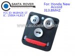 Honda New Accord Remote 3+1 Button 313.8Mhz