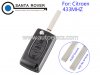 Citroen C5 Flip Remote Key 0536 New Model with Trunk 3 button 433Mhz