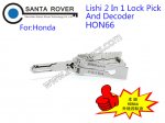 HON66 Lishi 2 in 1 Lock Pick and Decoder For Honda