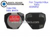 Toyota Tokai Riki 4 Button Hilux Yaris Remote 433MHz