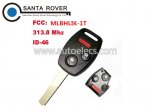 Honda 2+1 Button Remote Key(USA) MLBHLIK-1T