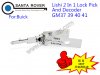 GM37 39 40 41 Lishi 2 in 1 Lock Pick and Decoder For Buick