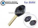 BMW E46 E38 E83 Remote Key Case 3 Button HU92 Blade
