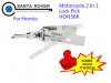 Motorcylce HON58R Lishi 2 in 1 Lock Pick and Decoder For Honda