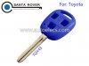 Toyota Corolla Camry Prado RAV4 Remote Key Case Shell Dark Blue 3 Button Toy43 Blade