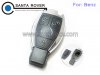 Mercedes Benz Silver Smart Key Case BGA Remote 3 button MB Chrome shell