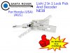 NE38 Lishi 2 in 1 Lock Pick and Decoder For Honda(USA) (AUS)