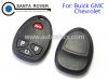 Buick GMC Chevrolet Remote Key Case 3+1 Button