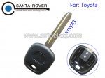 Toyota Transponder Key Shell Case TOY43 Blade