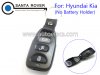 Hyundai Kia Remote Key Case Shell 3 Buttons No Battery Holder