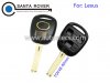 Lexus Remote Key Case Shell Black 3 Button Toy48 Blade With Logo