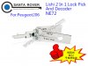 NE72 Lishi 2 in 1 Lock Pick and Decoder For Peugeot206